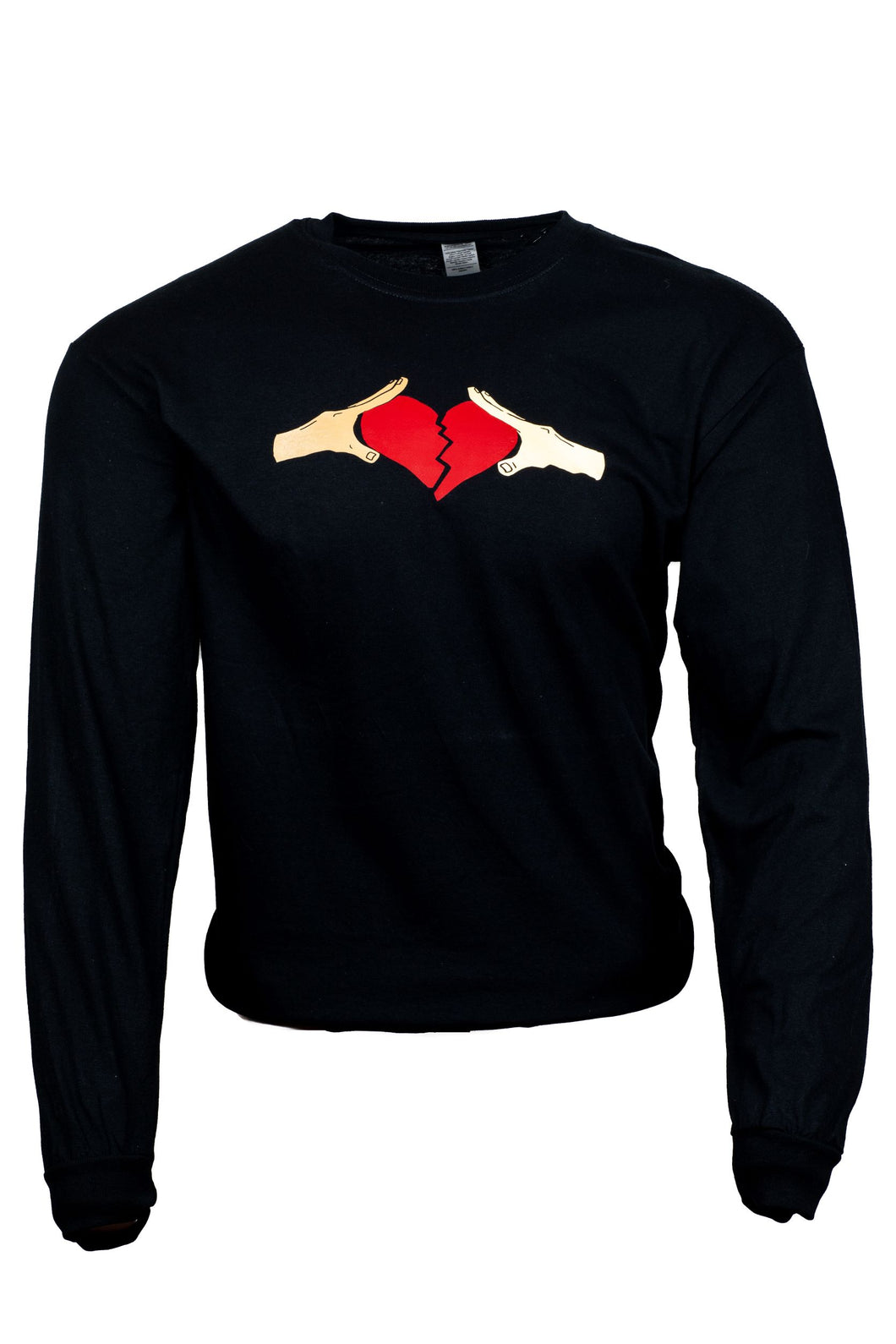 Cracked Hearts Long Sleeve T-shirt